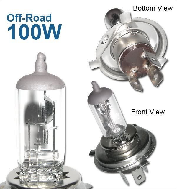 Buy ORIGINAL OSRAM 3000K H4 100W +50 Bright Halogen Bulb [62204]
